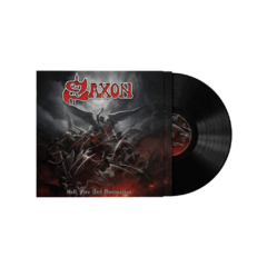 SAXON LP HELL, FIRE AND DAMNATION LIMITED EDITION VINIL BLACK HEAVYWEIGHT 2024