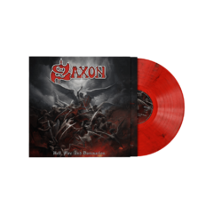 SAXON LP HELL, FIRE AND DAMNATION LIMITED EDITION VINIL RED MARBLE HEAVYWEIGHT 2024 - comprar online
