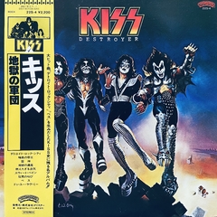 KISS LP DESTROYER VINIL BLACK 1980 JAPAN