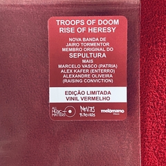 THE TROOPS OF DOOM LP THE RISE OF HERESY VINIL COLORIDO RED 2021 on internet