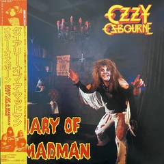 OZZY OSBOURNE LP DIARY OF MADMAN VINIL BLACK 1982 JAPAN