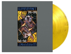 WARRANT LP DOG EAT DOG VINIL COLORIDO BLACK & YELLOW MARBLED 2022 MUSIC ON VINYL - comprar online
