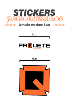 Stickers Personalizados x10 Unidades - comprar online