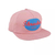 BONE THRASHER SNAPBACK OVAL SCRIPT LOGO - ROSA na internet