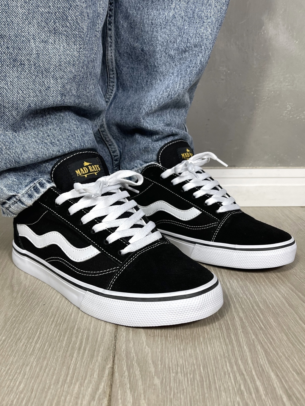 Mad rats hotsell old skool preto