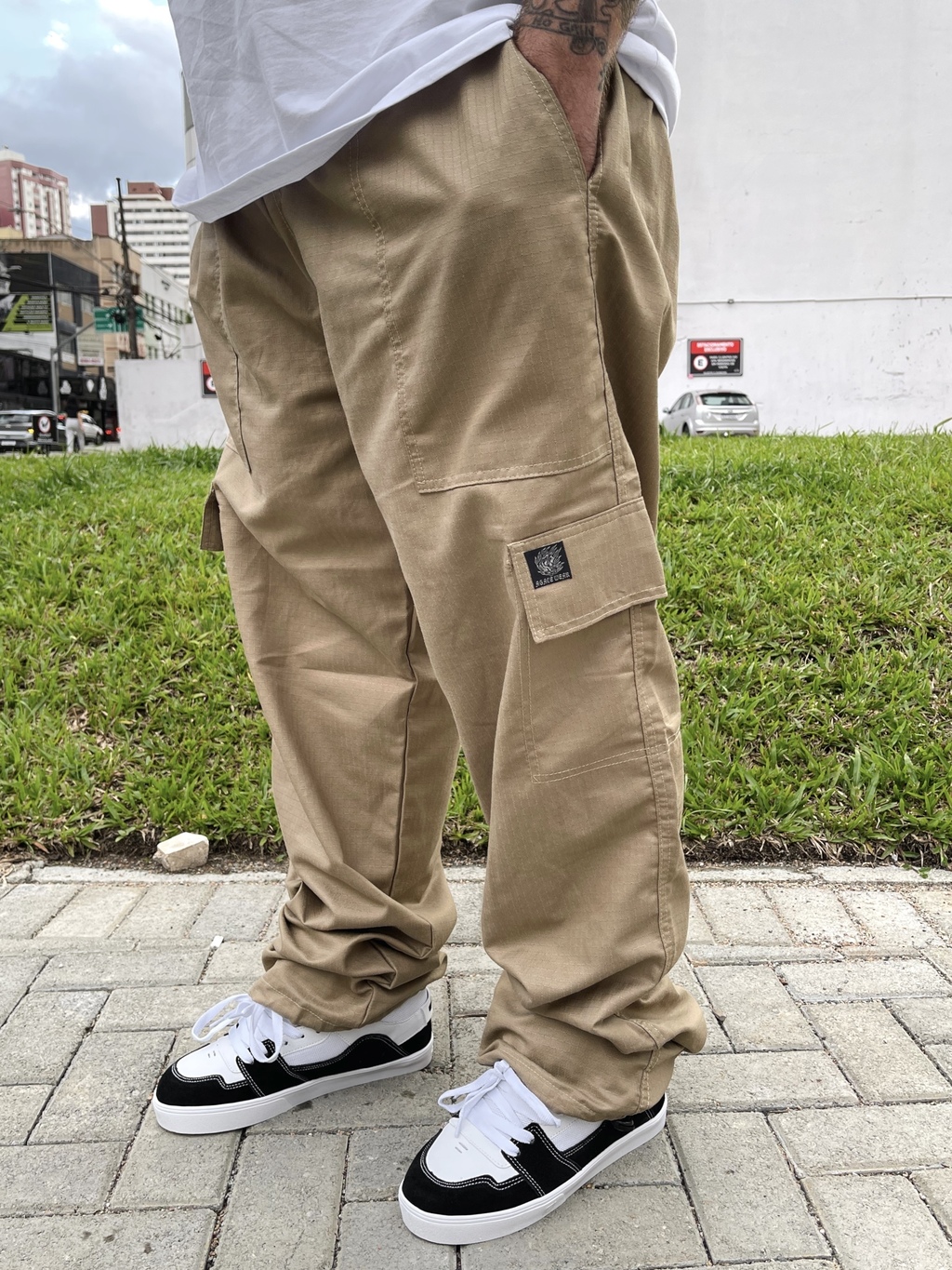 CAL A CARGO BAGGY AGACE WEAR CAQUI SKOOL