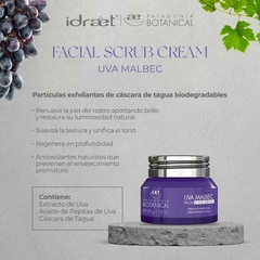 UVA MALBEC FACIAL SCRUB CREAM - Patagonia Botanical - IDRAET - comprar online