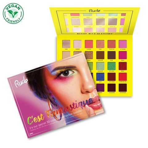 Paleta x 30 Sombras - C'est Fantastique Rude Cosmetics