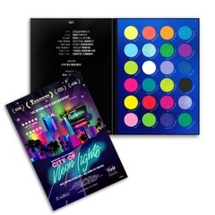 Paleta x 24 Sombras - City of Neon Lights Rude Cosmetics