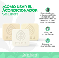 ACONDICIONADOR SOLIDO CABELLO GRASO - Green Line - EXEL - comprar online