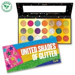 United Shades of Glitter - 21 Pressed Glitter Palette Rude