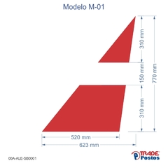 Adesivo GBR - 69x600mm - Saia de Bomba M01 - loja online