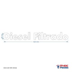 Adesivo Diesel Filtrado 00A-SH-MI-0002