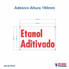 Adesivo Etanol Aditivado Para Painel de Preço - Sem Iluminação - PP013 - PP024 - comprar online