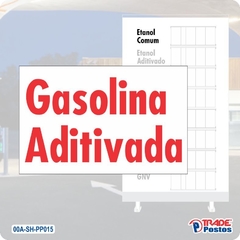 Adesivo Gasolina Aditivada Para Painel de Preço - Sem Iluminação - PP015 - PP026 - loja online