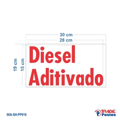 Adesivo Diesel Aditivado Para Painel de Preço - Sem Iluminação - PP018 - PP029 - Trade Postos - Comunicação visual