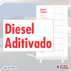 Adesivo Diesel Aditivado Para Painel de Preço - Sem Iluminação - PP018 - PP029