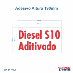 Adesivo Diesel S-10 Aditivado Para Painel de Preço - Sem Iluminação - PP020 - PP031 - comprar online