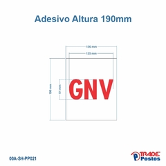 Adesivo GNV Para Painel de Preço - Sem Iluminação - PP021 - PP032 - comprar online