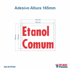 Adesivo Etanol Comum Para Painel de Preço - Sem Iluminação - PP012 - PP23 na internet