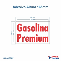 Adesivo Gasolina Premium Para Painel de Preço - Sem Iluminação - PP016 - PP027 na internet