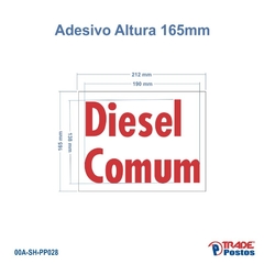 Adesivo Diesel Comum Para Painel de Preço - Sem Iluminação - PP017 - PP028 - comprar online