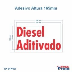 Adesivo Diesel Aditivado Para Painel de Preço - Sem Iluminação - PP018 - PP029 - Trade Postos - Comunicação visual