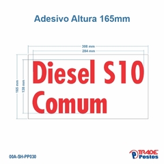 Adesivo Diesel S-10 Comum Para Painel de Preço - Sem Iluminação - PP019 - PP030 na internet