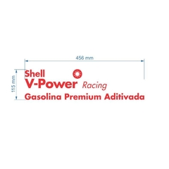 Gasolina Racing Vpower 6p - 00A-SH-SE0157-115x456mm