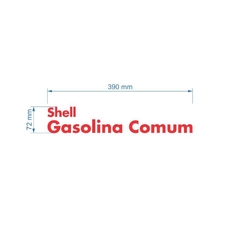 Gasolina Comum 6p - 00A-SH-SE0159-72x390mm