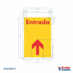 Adesivo Para Sentinela Direcional Shell Refletivo - Entrada - Esquerda, Cima, Direita - SE0174 - SE0175 - SE0176 na internet