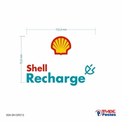 Adesivo Shell Recharge 75,9x112,4mm / Terra AC Wallbox
