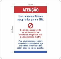 Adesivo Segurança GNV - AID-IP-0055