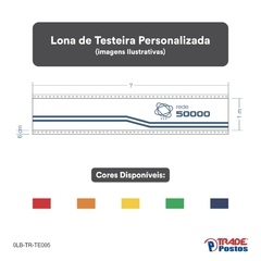 Lona Testeira Personalizada - Até 2 Cores (R$ por metro linear) - comprar online