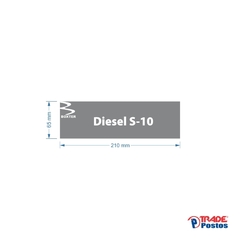 Adesivo de Bomba Diesel S10