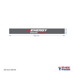 Adesivo Gasolina Energy / AID-AL-VB0164-52x538mm