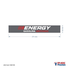Adesivo Gasolina Energy / AID-AL-VB0165-53x374mm