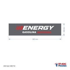 Adesivo Gasolina Energy / AID-AL-VB0172-69x300mm