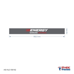 Adesivo Gasolina Energy / AID-AL-VB0182-52x502,5mm