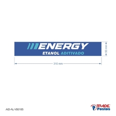Adesivo Etanol Energy / AID-AL-VB0185-50x310mm