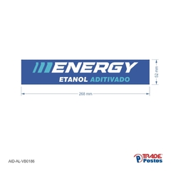 Adesivo Etanol Energy / AID-AL-VB0186-52x268mm