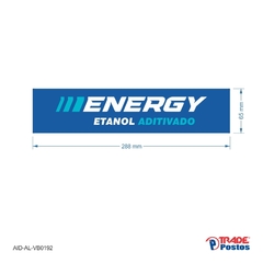 Adesivo Etanol Energy / AID-AL-VB0192-65x288mm