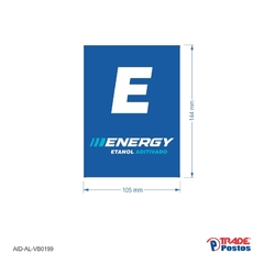 Adesivo Etanol Energy / AID-AL-VB0199-144x105mm