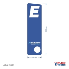 Adesivo Etanol Energy Esquerdo / AID-AL-VB0201-362x100mm