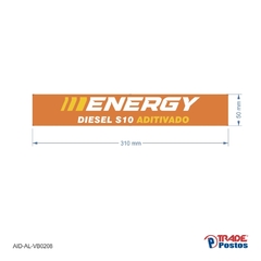 Adesivo Diesel S10 Energy / AID-AL-VB0208-50x310mm