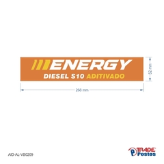 Adesivo Diesel S10 Energy / AID-AL-VB0209-52x268mm