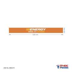 Adesivo Diesel S10 Energy / AID-AL-VB0210-52x538mm