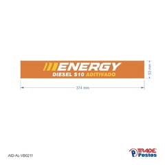 Adesivo Diesel S10 Energy / AID-AL-VB0211-53x374mm