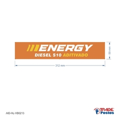 Adesivo Diesel S10 Energy / AID-AL-VB0213-59x312mm