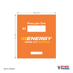 Adesivo Diesel S10 Energy / AID-AL-VB0230-101x89,5mm